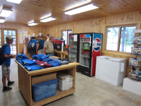 The Boy Scouts of Melrose Troop 68 attend Many Point Scout Camp.